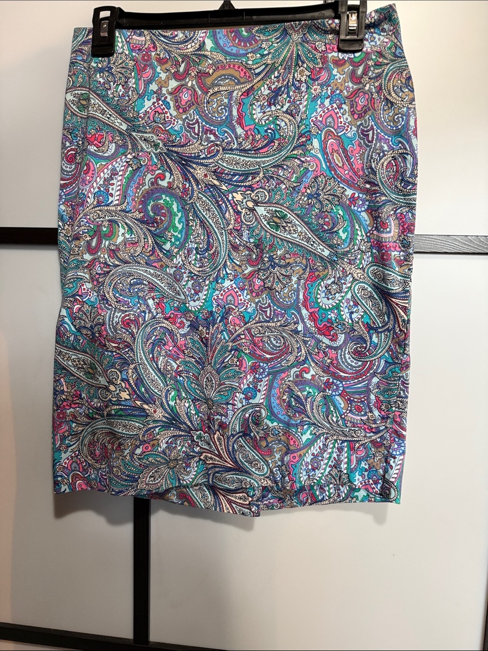 Talbots Multicolor Paisley Mini Skirt